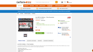 Best online car battery retailer - Car parts 4 less