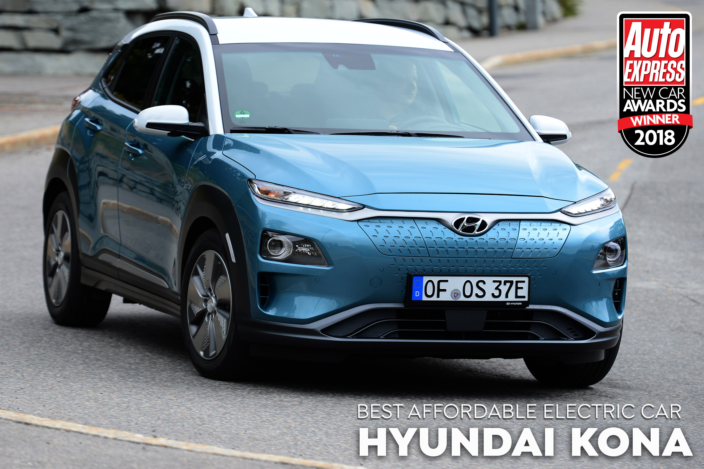 affordable electric car of the year 2018 hyundai kona electric
