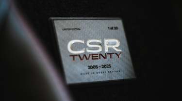 Caterham Seven CSR Twenty - plaque