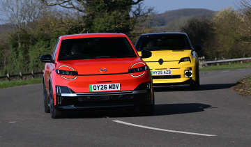 Renault 5 and Nissan Micra - front cornering