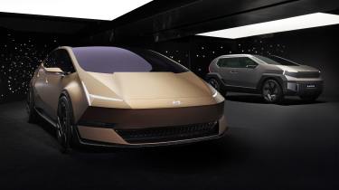 Hyundai Ioniq Earth and Venus concepts - both together