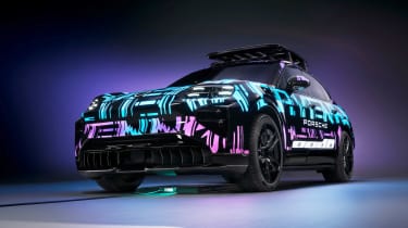 Porsche Cayenne EV wireless charging - front static