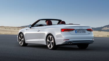 New Audi A5 Cabriolet 2017 roof down