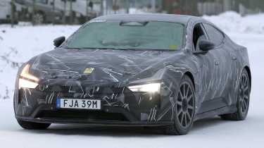 Polestar 5 spy shot - front 3/4