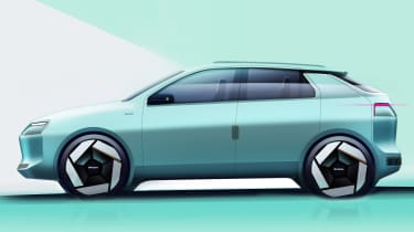 Skoda Favorit reimagined - side
