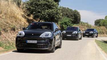  Porsche Cayenne Electric prototype - driving