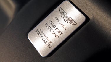 Aston Martin Virage badge