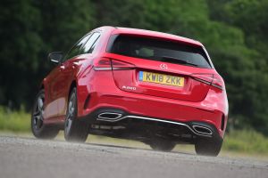 Mercedes A-Class - rear cornering