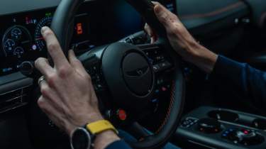 Genesis GV60 Magma - steering wheel