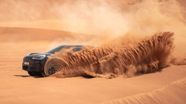 Porsche Cayenne Electric - front sand