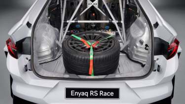 Skoda Enyaq RS Race - spare wheel