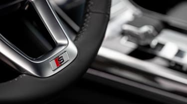 Audi SQ8 - steering wheel detail