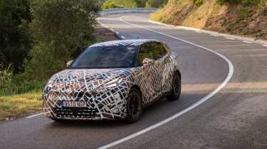 Cupra Raval prototype - front cornering