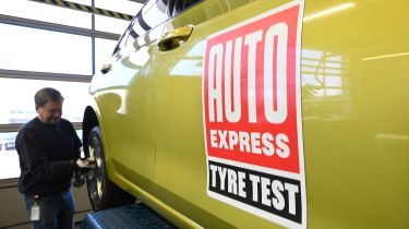 Auto Express tyre test decal