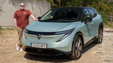 Ellis Hyde and the facelifted Nissan Ariya