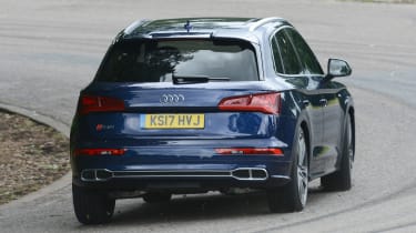 New Audi SQ5 2017 review UK - rear