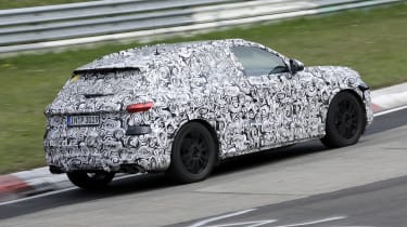 Audi SQ5 (Nurburgring testing) - rear action