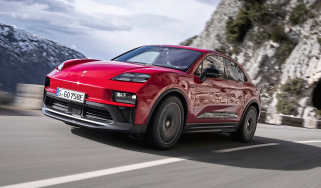 Porsche Macan Electric GTS - front tracking