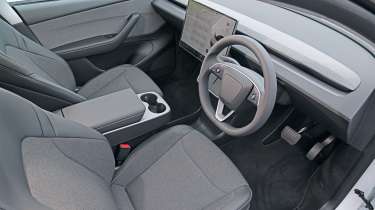 Winter range test - Tesla interior