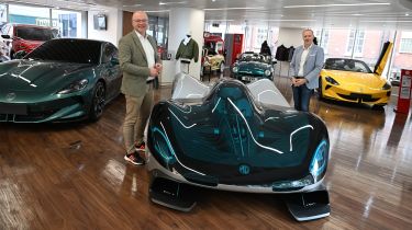MG - showroom with David Allison