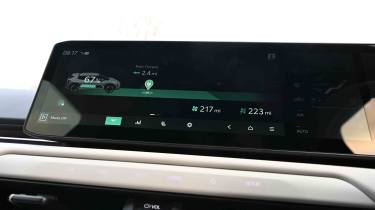 Kia EV4 - battery range screen
