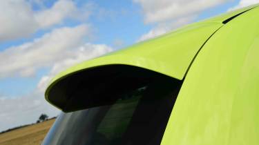 Abarth 500e - boot spoiler