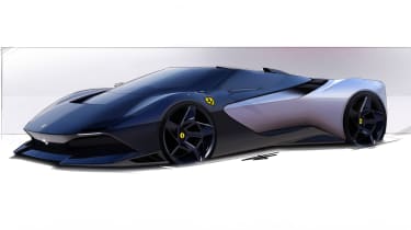 Ferrari SP-8 design - front 