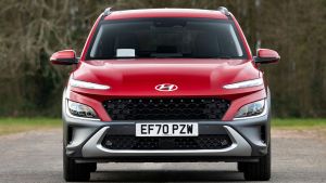 New Hyundai Kona Hybrid 2021 review - front