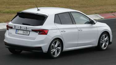 Skoda Fabia hot hatch - rear angled