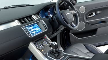 Used Range Rover Evoque - centre console