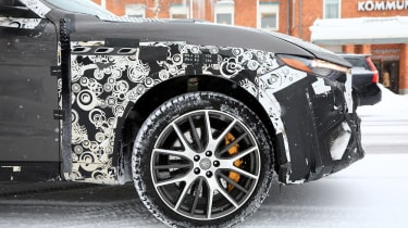 Maserati Levante GTS spy shot - front detail