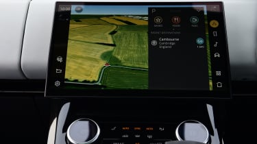 Range Rover Sport - infotainment screen