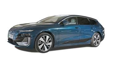 Winter range test - Audi front angled