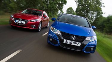 Honda Civic Sport vs Mazda 3 - header