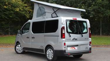 Renault Trafic camper van conversion - rear static