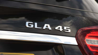 Mercedes-AMG GLA 45 Yellow Night Edition - GLA 45 badge