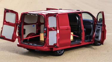 Ford Transit Custom with all doors open