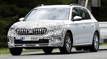 Skoda Kamiq facelift spyshot 2