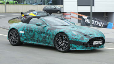 2024 Aston Martin Vantage Roadster (camouflaged) - front action