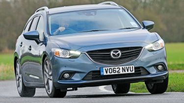 Mazda 6 Tourer front cornering