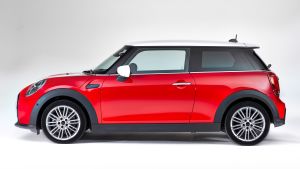 MINI 3-door hatch facelift - side red