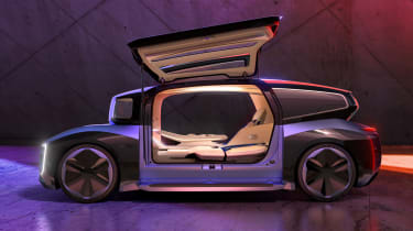Volkswagen Gen.Travel concept - side doors opened (interior light on)