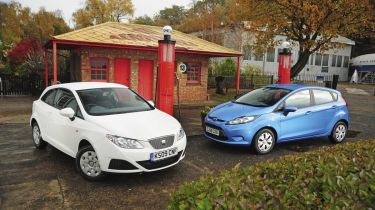 SEAT Ibiza Ecomotive Vs. Ford Firsta ECOnetic