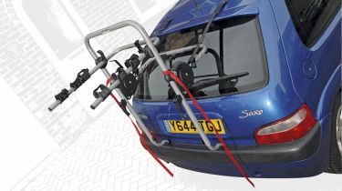 Halfords Advanced Rear Mount 3 Cycle Carrier