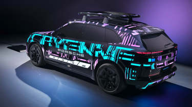 Porsche Cayenne EV wireless charging - rear
