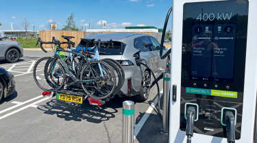 BMW iX3 long-term test - carrying bikes