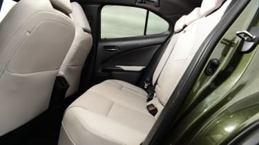 Lexus UX300e vs Mercedes EQA - Lexus rear seats