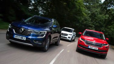 Renault Koleos vs Skoda Kodiaq vs Ford Kuga