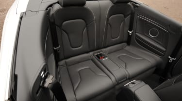 Audi RS5 Cabriolet rear seats