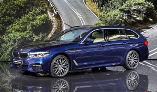 New BMW 5 Series Touring - Geneva front quarter